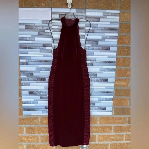 Galvan London Rosa Tulle-trimmed Embroidered Velvet Midi Dress size 6 - Picture 4 of 15